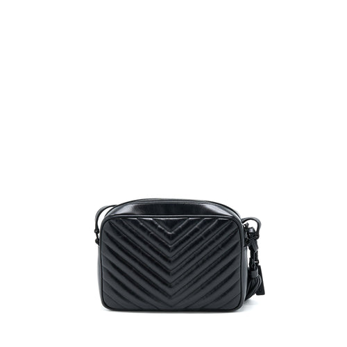 SAINT LAURENT/YSL LOU CAMERA BAG CALFSKIN SO BLACK