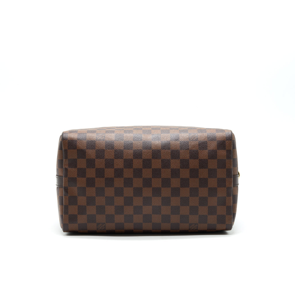 LOUIS VUITTON SPEEDY 30 DAMIER EBENE CANVAS HANDBAG BROWN