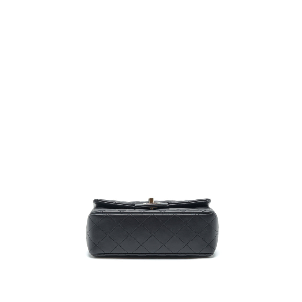 CHANEL MINI RECTANGULAR LAMBSKIN BLACK SHW