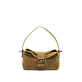 FENDI VINTAGE NYLON BAGUETTE BAG LIGHT BROWN SHW