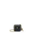 CHANEL 22S PEARL CRUSH MINI VANITY WITH CHAIN LAMBSKIN BLACK GHW