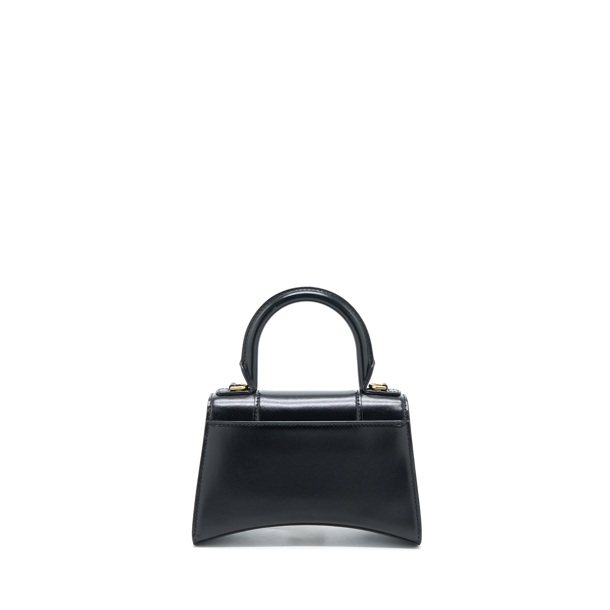 BALENCIAGA HOURGLASS XS CALFSKIN BLACK GHW