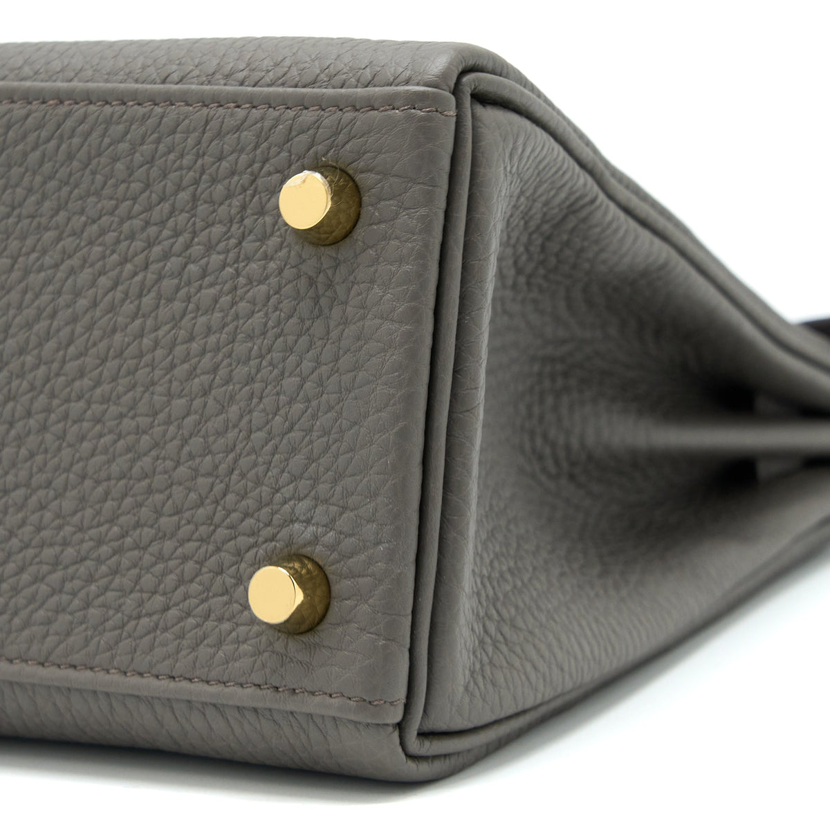 Hermes Kelly 25 Togo Gris Etain GHW