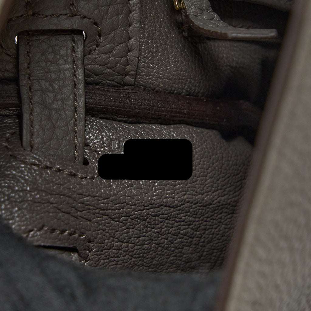 Hermes Kelly 25 Togo Gris Etain GHW