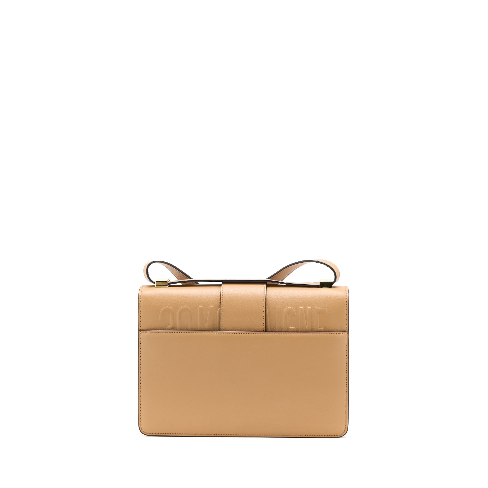 DIOR 30 MONTAIGNE MEDIUM BAG CALFSKIN DARK BEIGE GHW