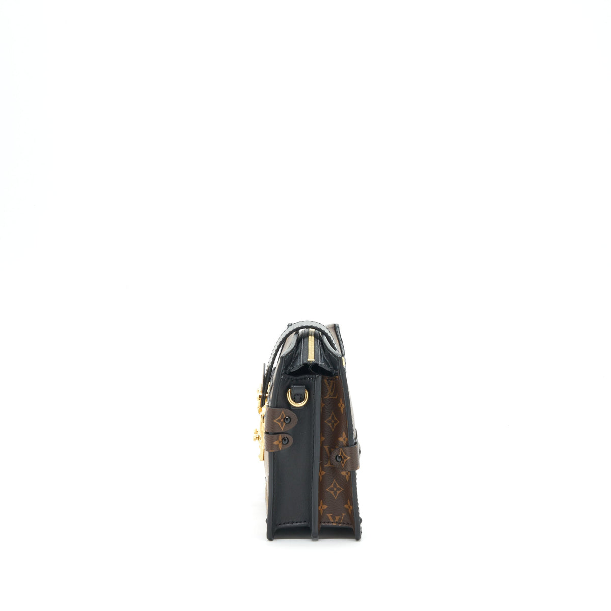 LOUIS VUITTON TRUNK CLUTCH BAG MONOGRAM REVERSE CANVAS YEAR 2019