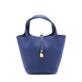 Hermes picotin 22 Lock bag Taurillon Maurice blue Saphir GHW