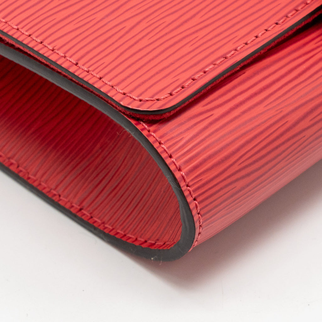 LOUIS VUITTON LOUISE CLUTCH PM EPI PINK SHW
