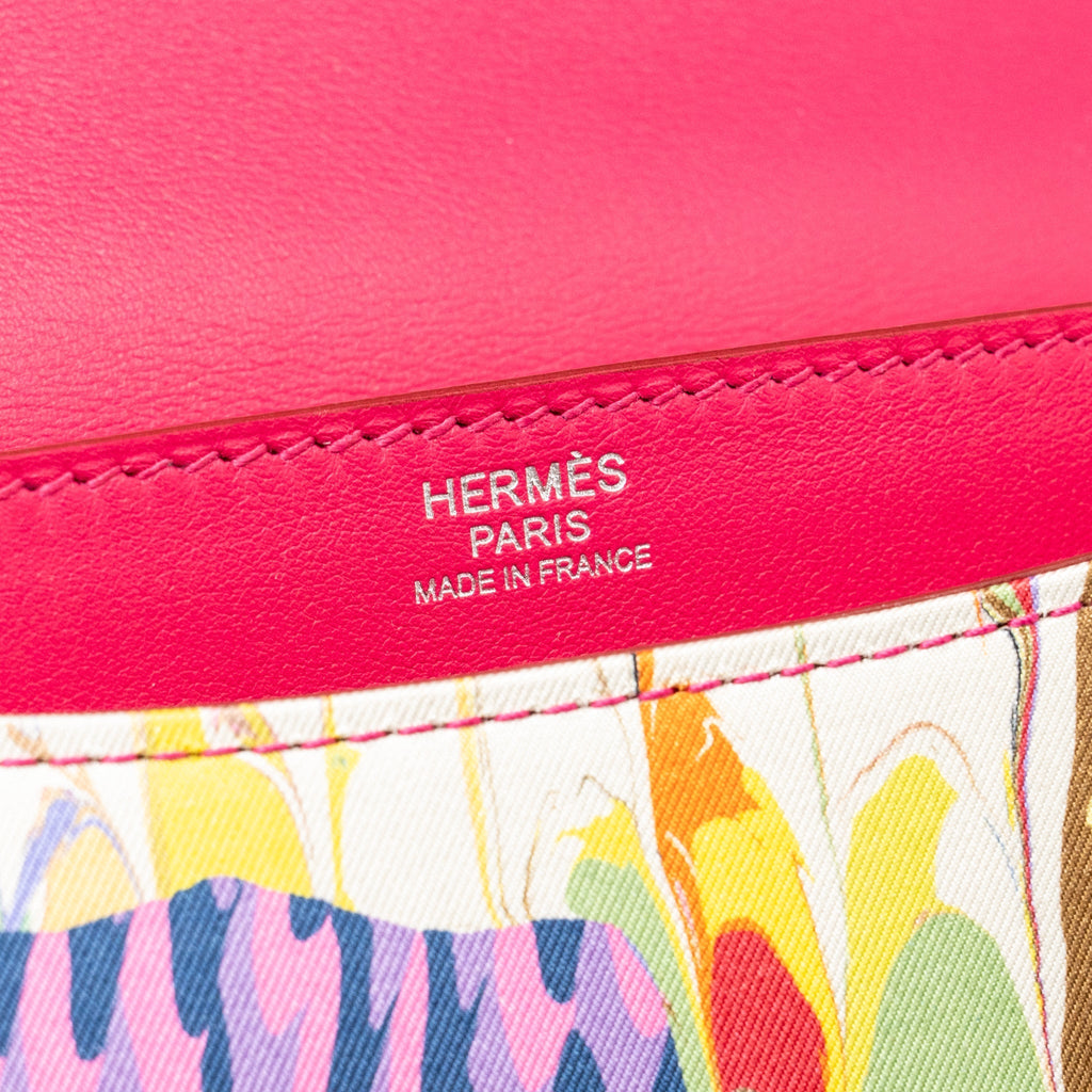 HERMES CONSTANCE 24 LIMITED EDITION MARBLE SILK MULTICOLOR SHW