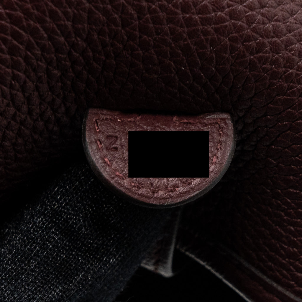 HERMES MINI EVELYN CLEMENCE ROUGE SELLIERE GHW