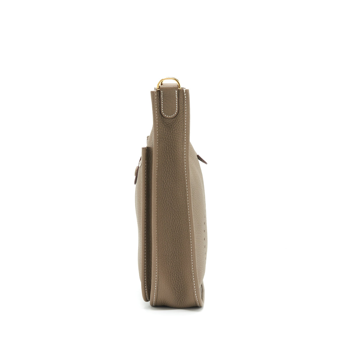 Hermes Evelyne 29 Bag Clemence Etoupe GHW