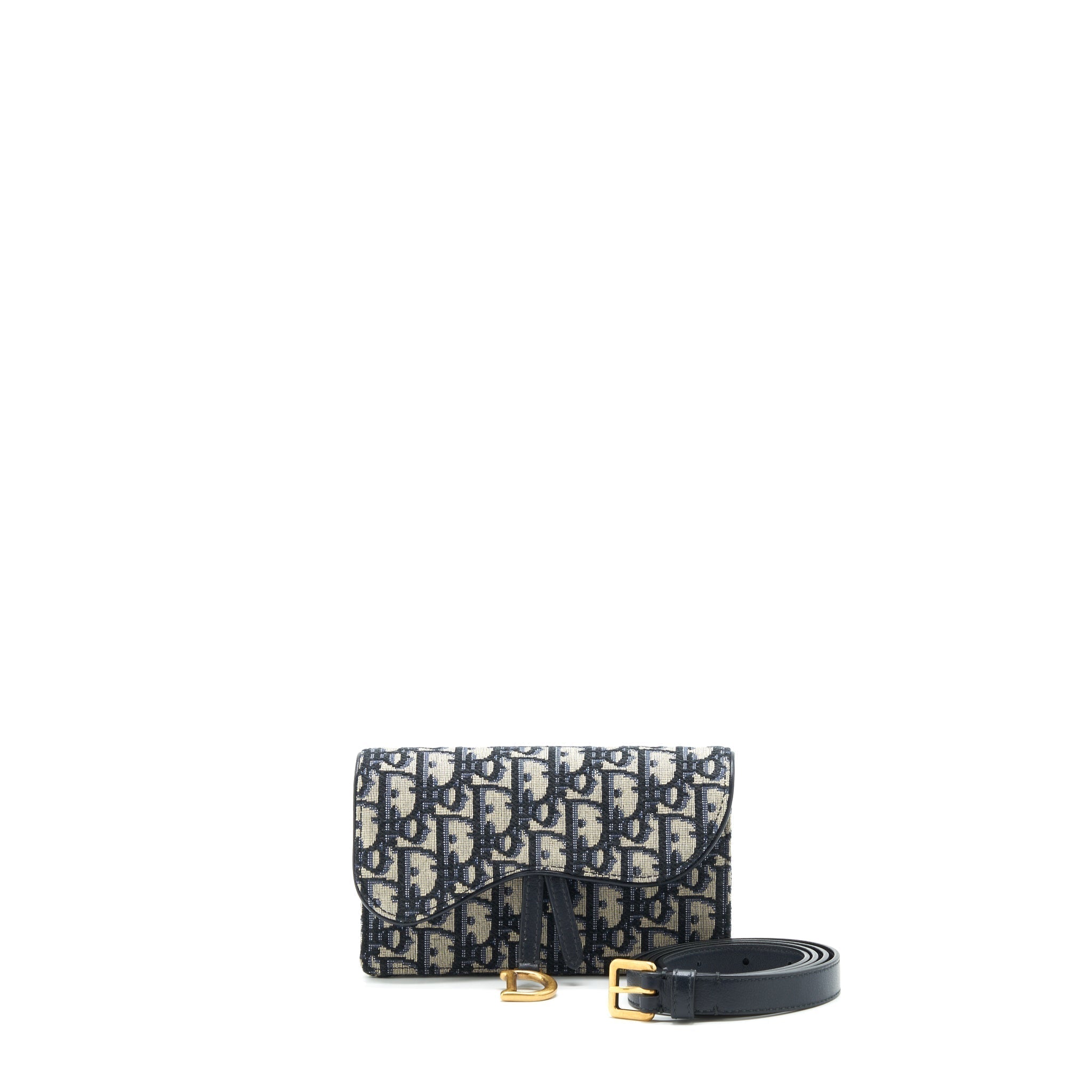 DIOR SADDLE BELT POUCH OBLIQUE GHW