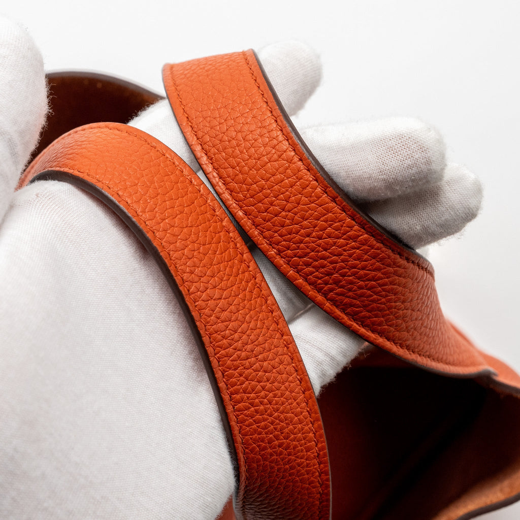 HERMES PICOTIN 18 LOCK BAG TAURILLON MAURICE 6C CUIVRE GHW