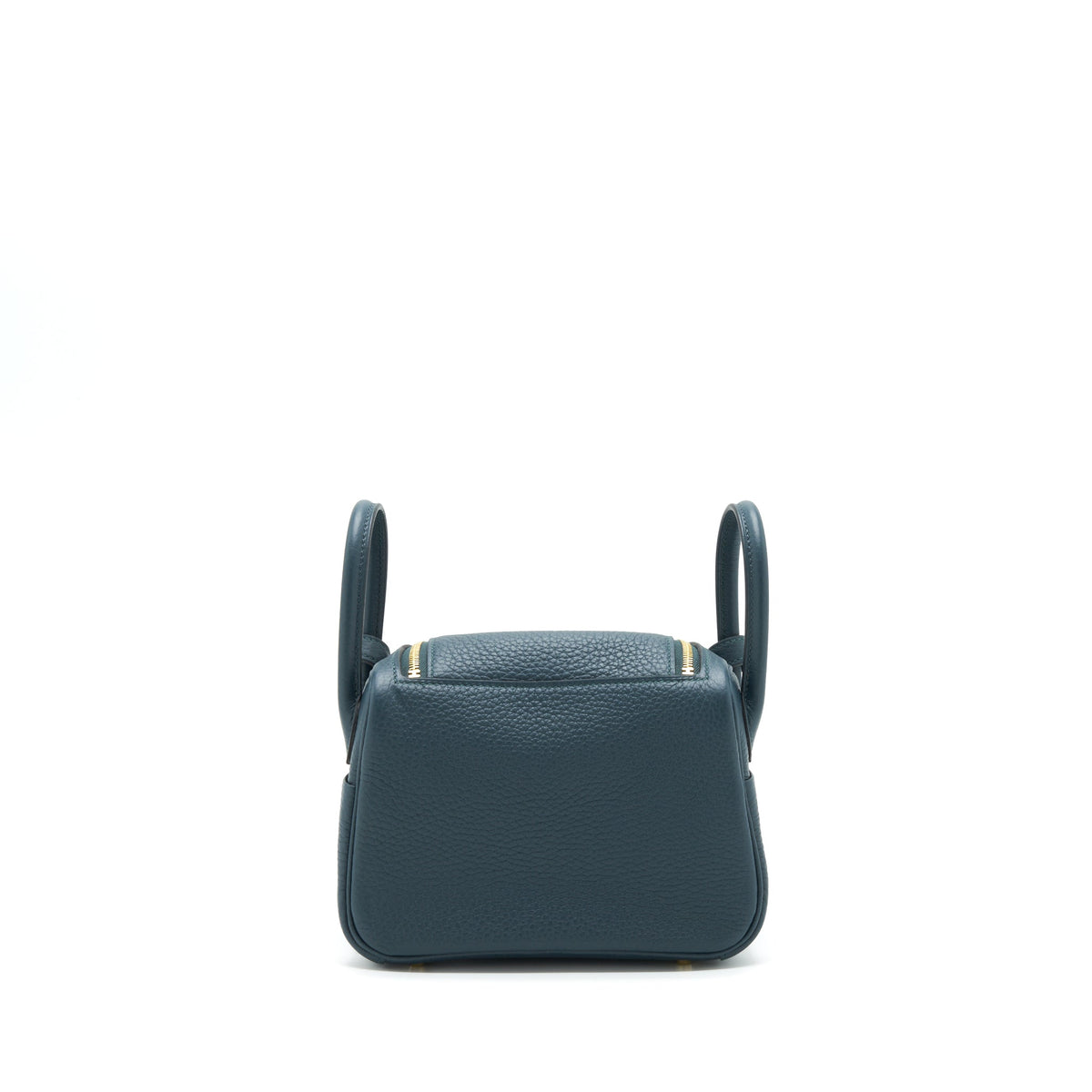 Hermes Mini Lindy Clemence 6O Vert Cypres GHW