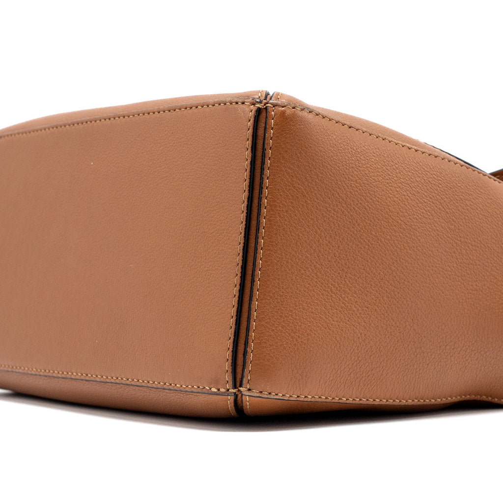 LOEWE SMALL PUZZLE BAG CALFSKIN TAN SHW