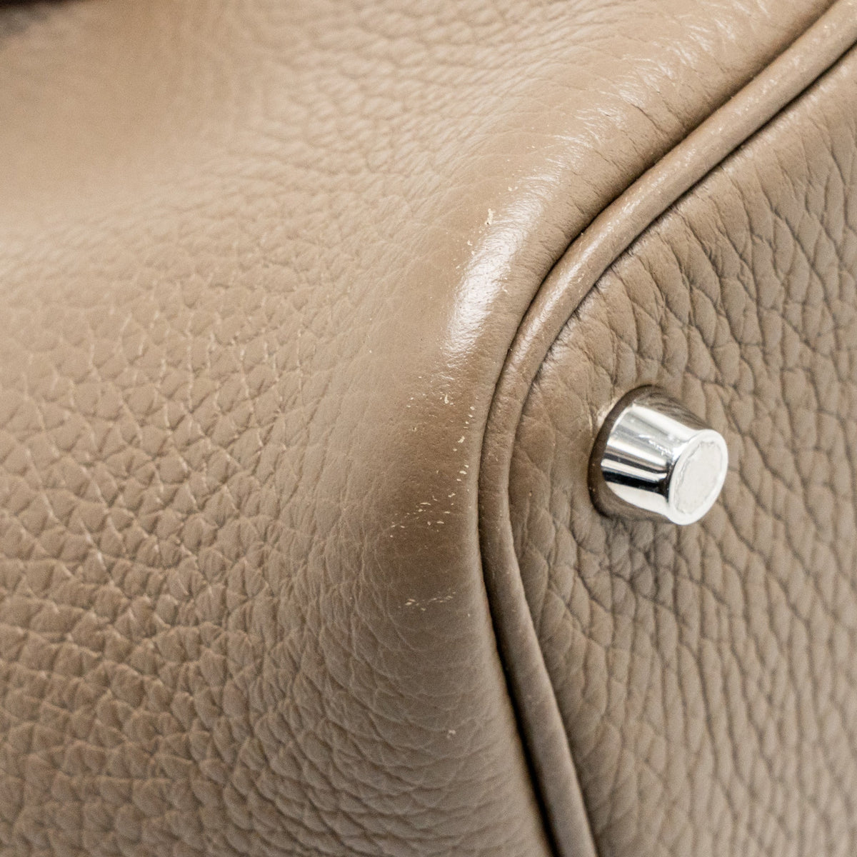 Hermes Picotin 18 Lock Bag Clemence Gold/ Etoupe/ Nata SHW
