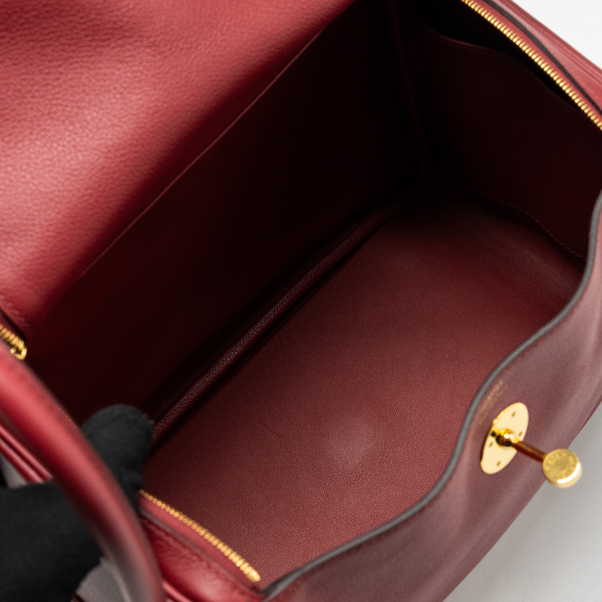 HERMES LINDY 26 EVERCOLOR ROUGE GRENAT GHW