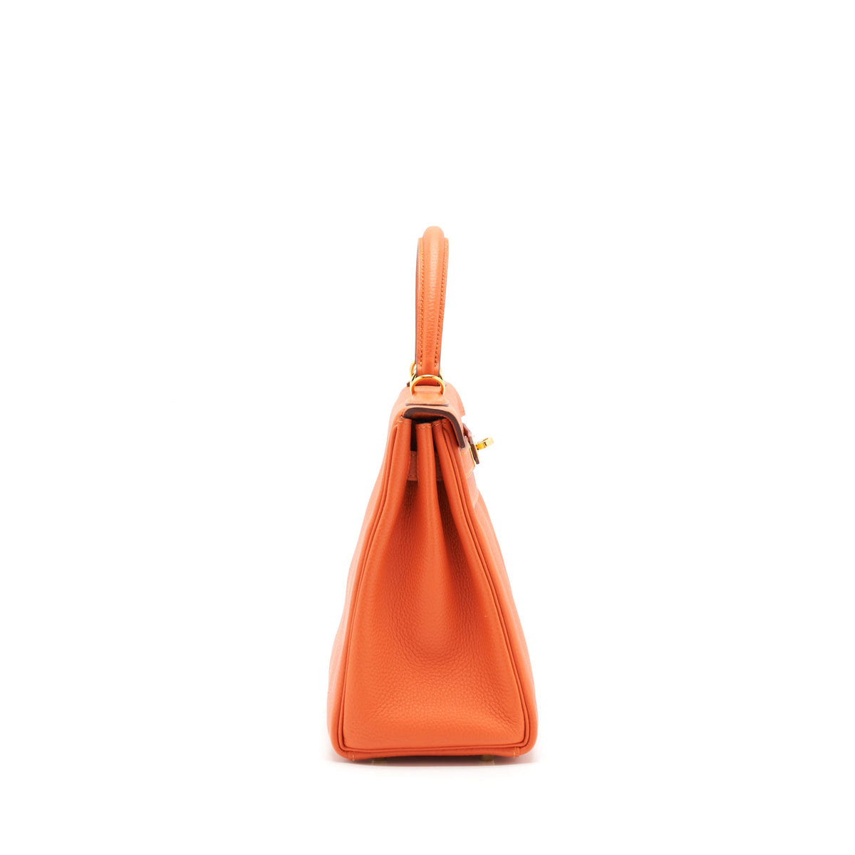 Hermes Kelly 28 Togo 9J feu GHW With An Extra Twilly