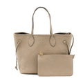 LOUIS VUITTON NEVERFULL MM MONOGRAM EMPREINTE TOURTERELLE GHW (NEW VERSION)