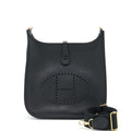HERMES EVELYNE 29 BAG CLEMENCE BLACK GHW