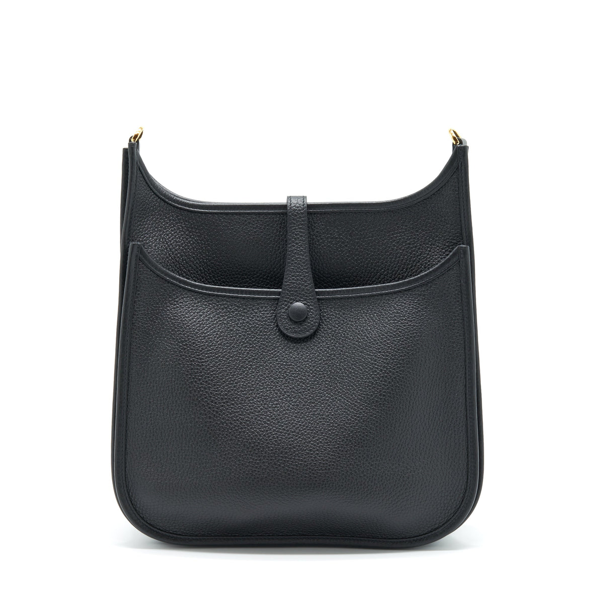 Hermes Evelyne 29 Bag Clemence Black GHW
