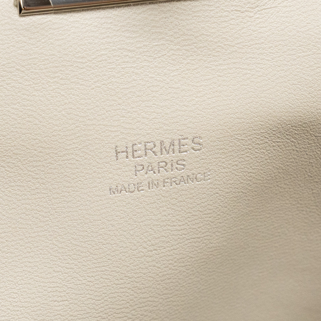HERMES TOOLBOX 20 EVERCOLOR BLUE / LIGHT GREY SHW