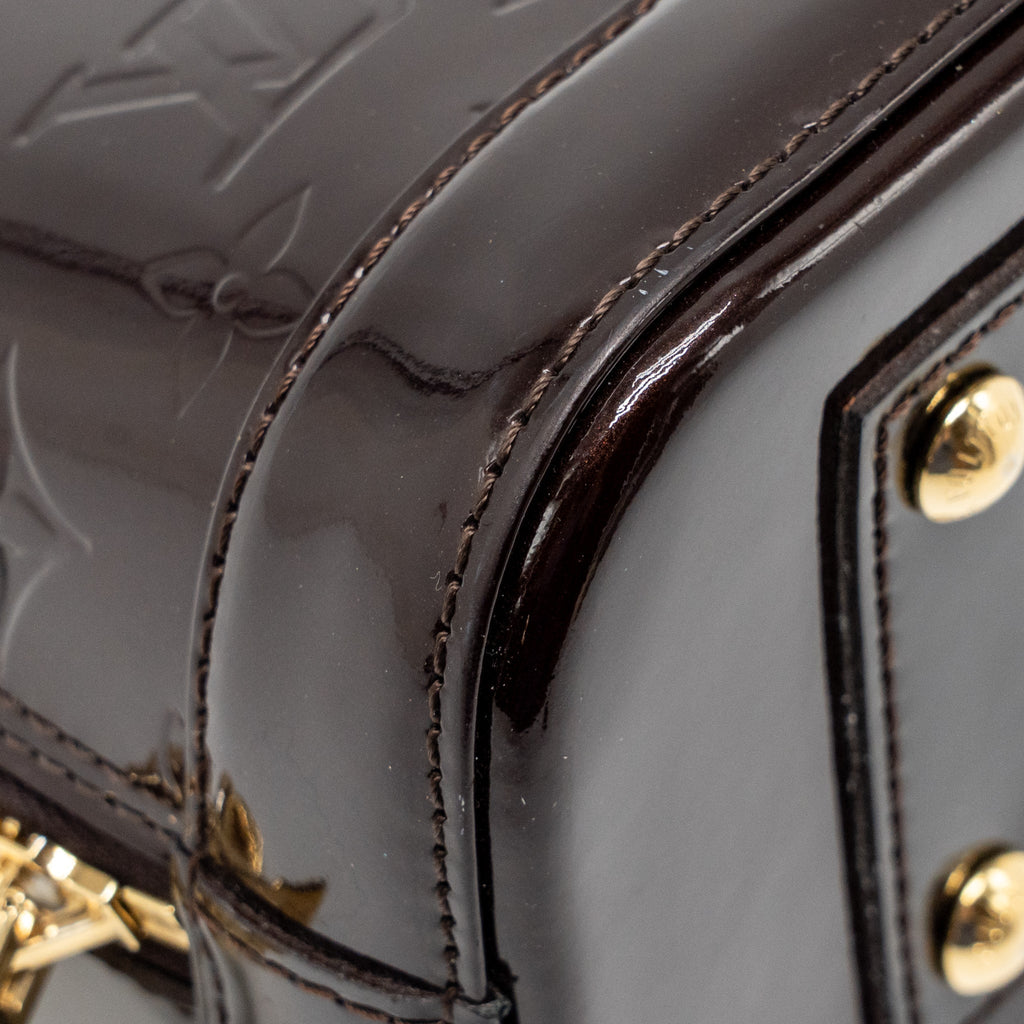 LOUIS VUITTON ALMA BB PATENT AMATANTE GHW