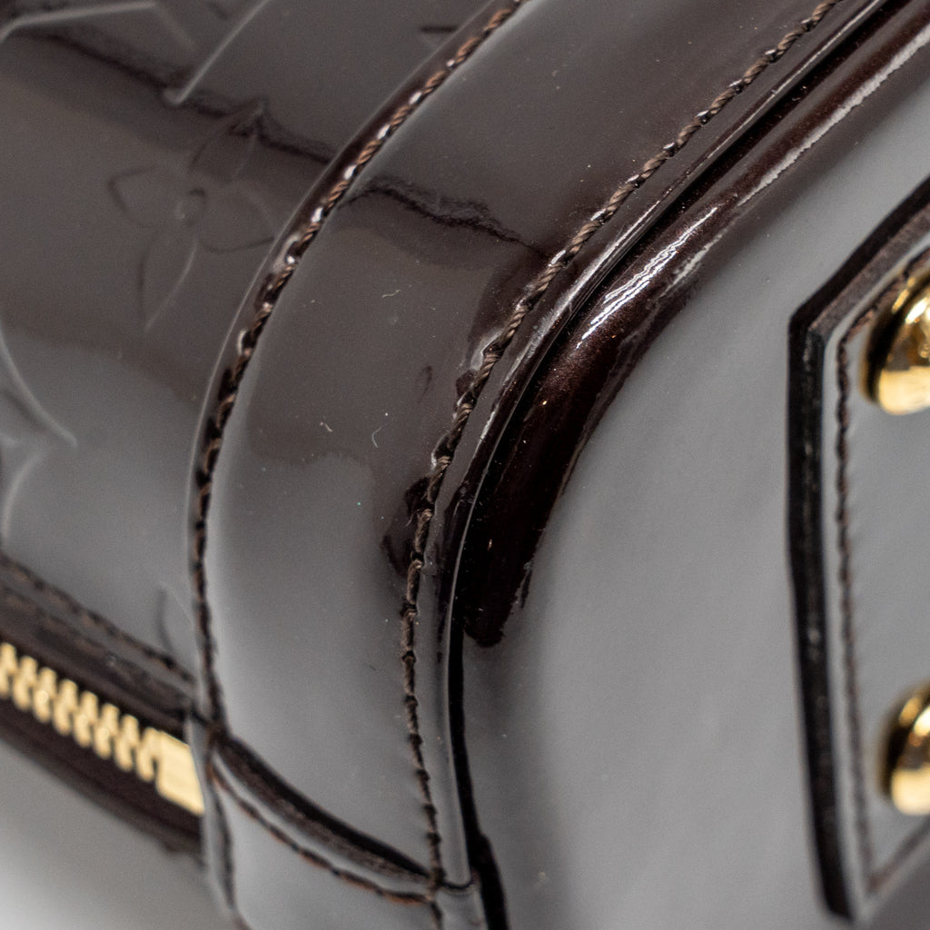 LOUIS VUITTON ALMA BB PATENT AMATANTE GHW