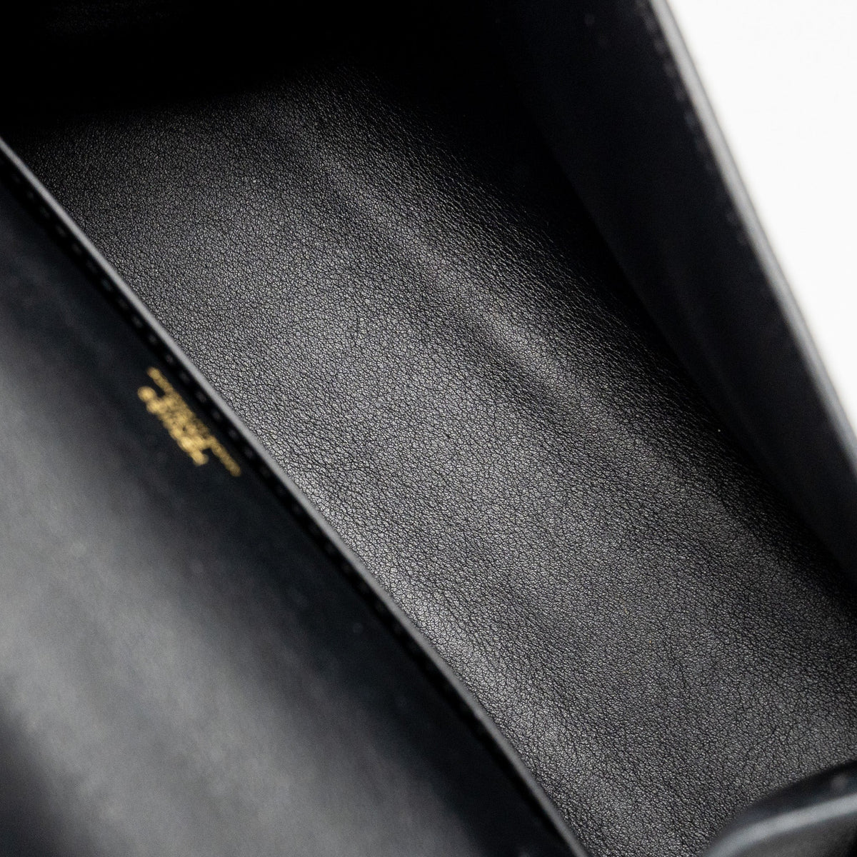 Hermes Kelly Pochette Swift Black GHW