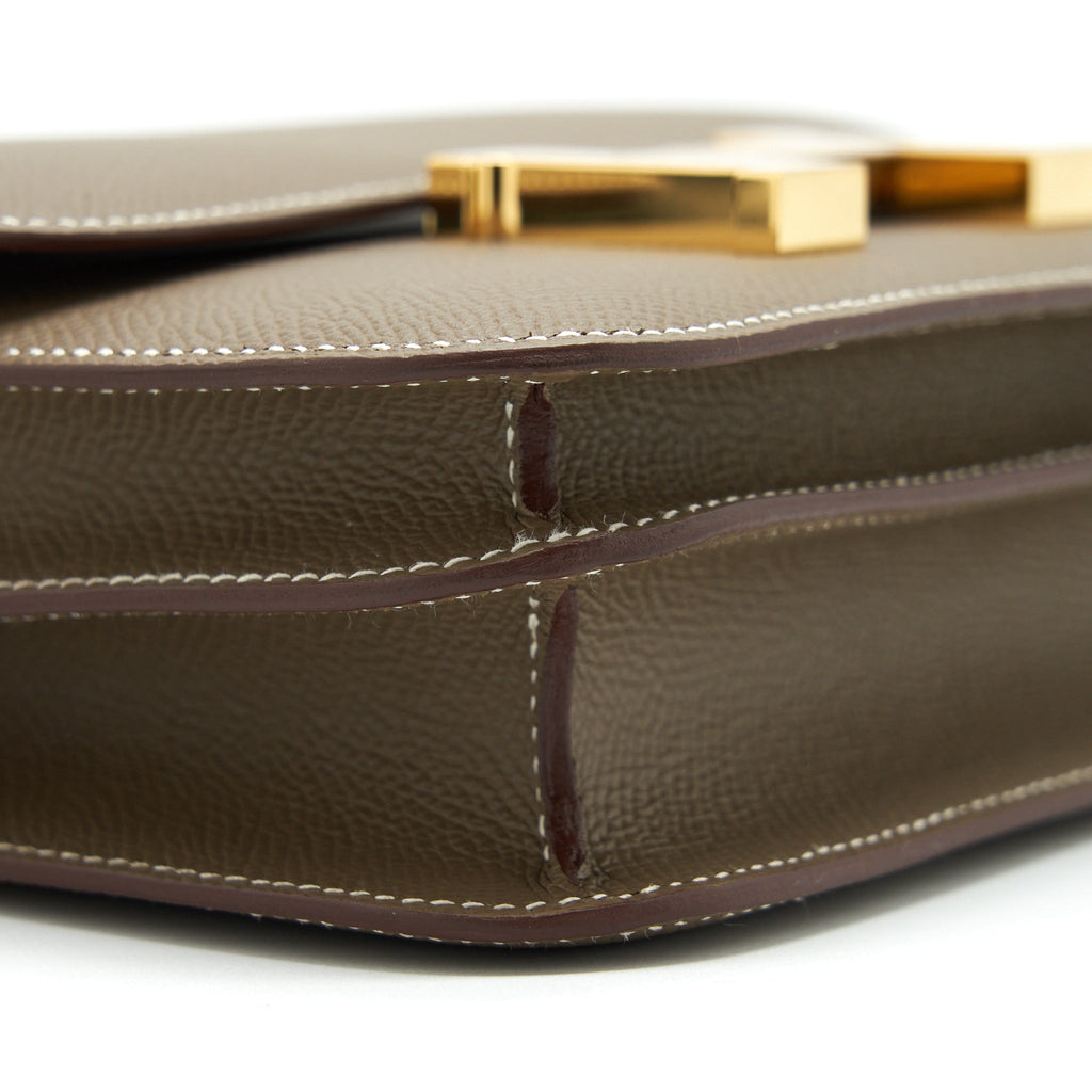 HERMES CONSTANCE MINI EPSOM ETOUPE GHW