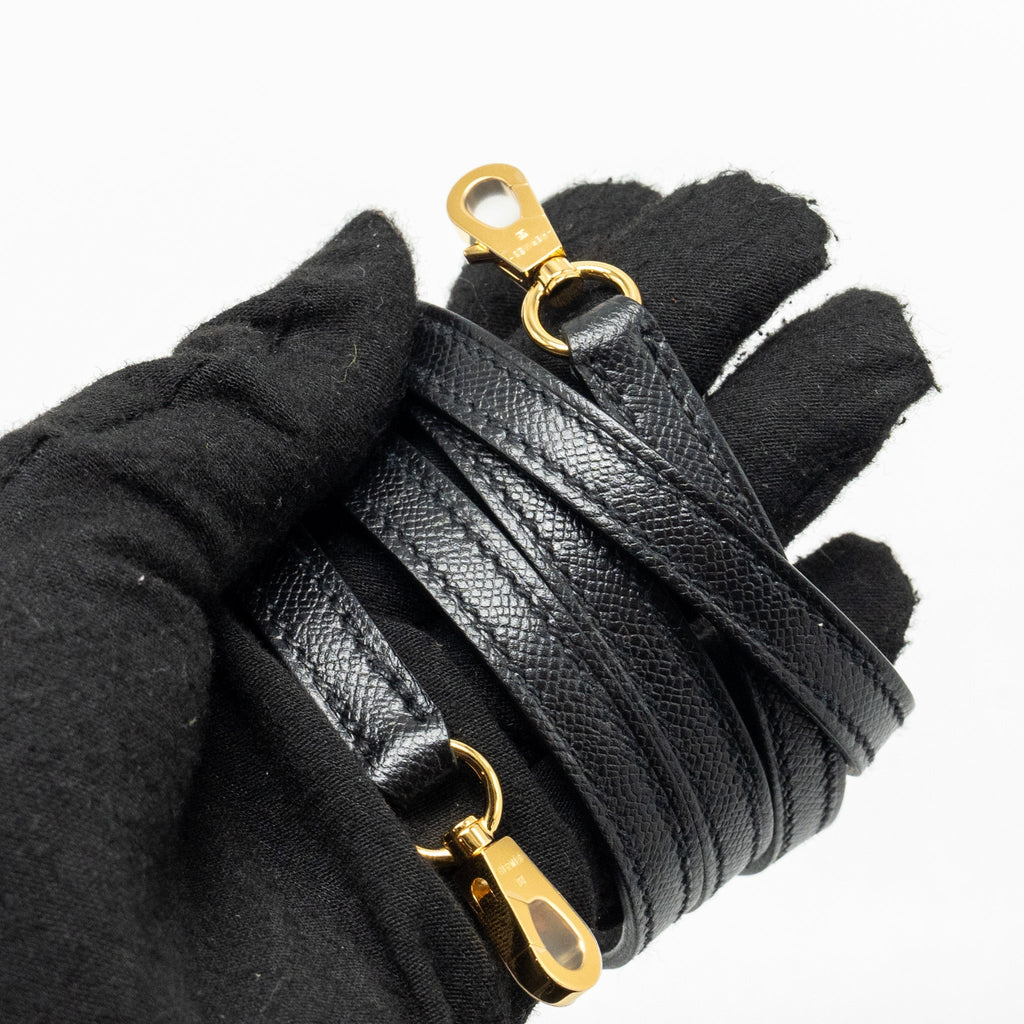 HERMES MINI KELLY II MADAME/LIZARD TOUCH BLACK GHW