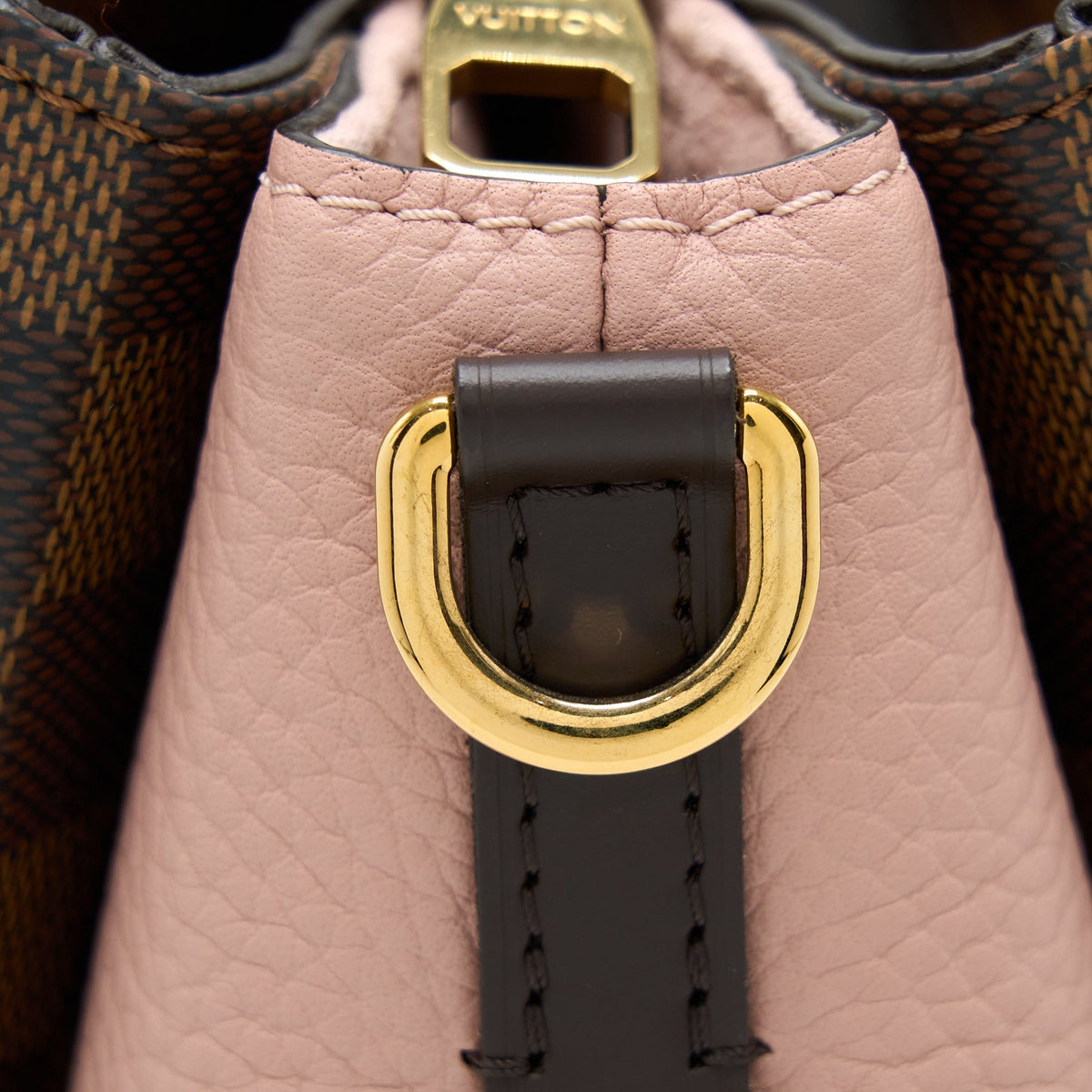 LOUIS VUITTON NORMANDY TOTE BAG DAMIER EBENE CANVAS MAGNOLIA GHW