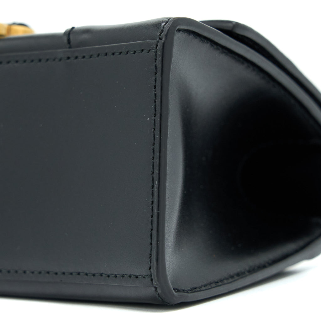 BALENCIAGA HOURGLASS XS CALFSKIN BLACK GHW