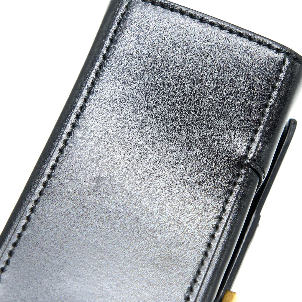 BALENCIAGA HOURGLASS XS CALFSKIN BLACK GHW