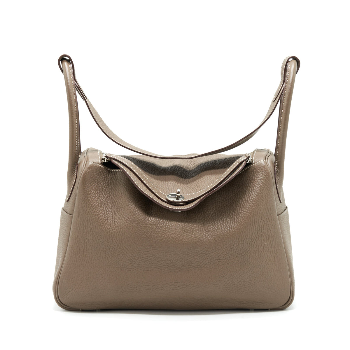 Hermes Lindy 34 Clemence Etoupe SHW