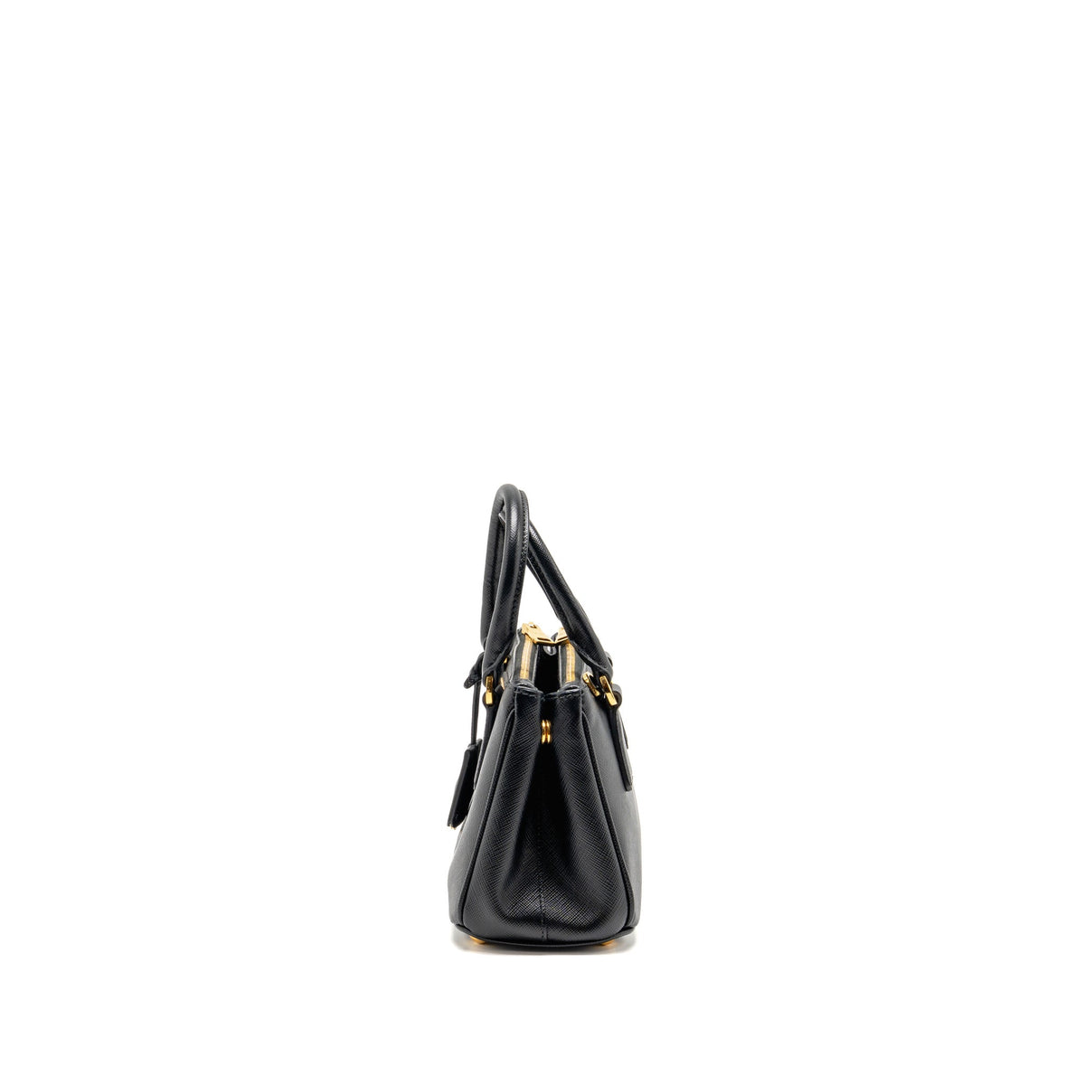 Prada Micro Galleria Bag Saffiano Leather Black GHW
