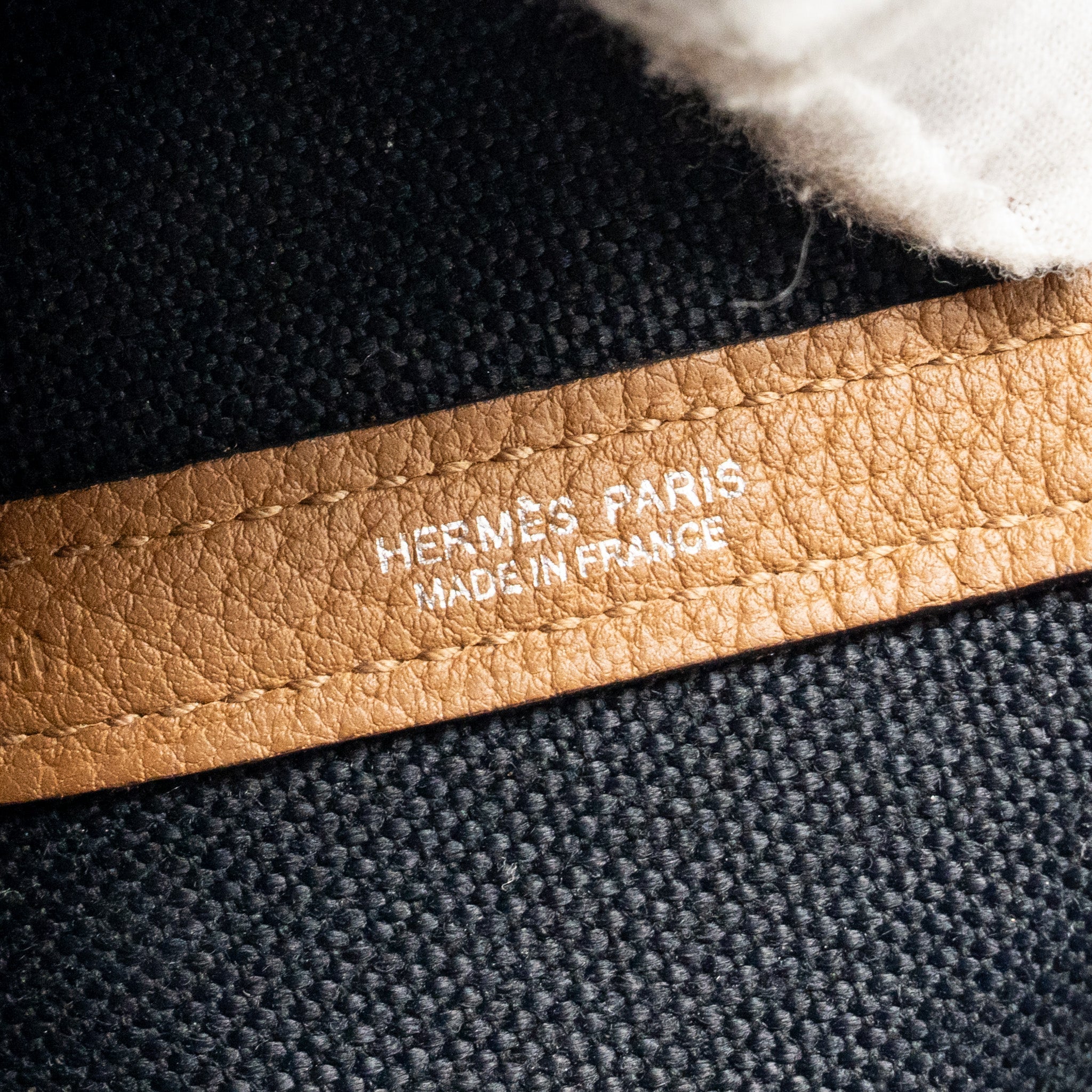 HERMES GARDEN FILE 28 CANVAS/NEGONDA BLACK/BEIGE DE WEIMAR SHW