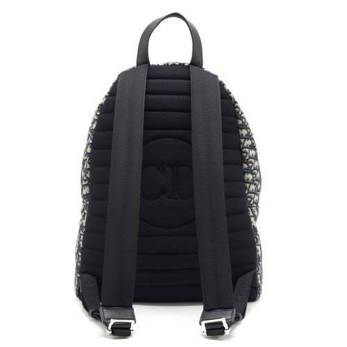 DIOR RIDER BACKPACK BEIGE AND BLACK DIOR OBLIQUE JACQUARD