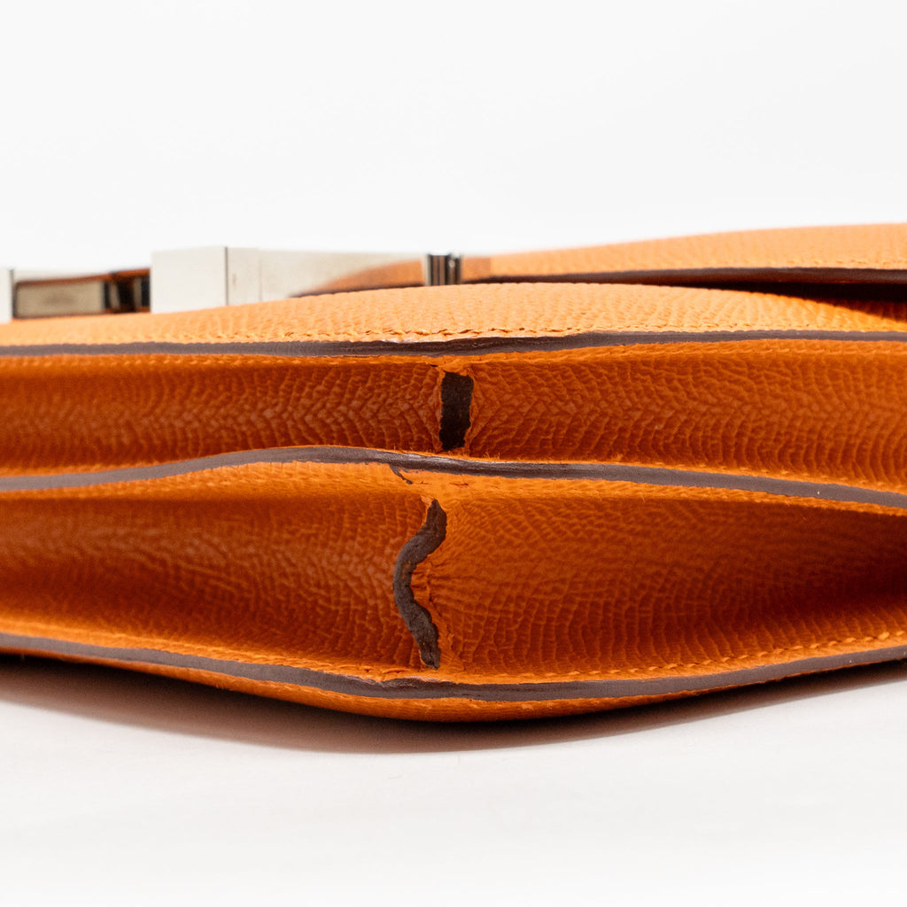 Hermes mini constance epsom orange SHW