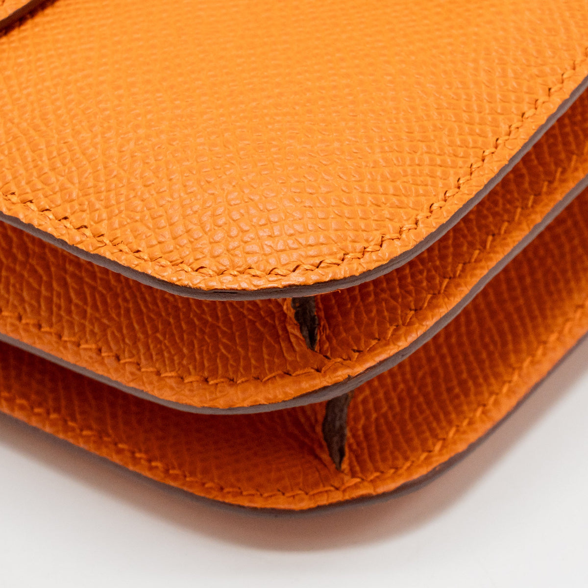 Hermes mini constance epsom orange SHW