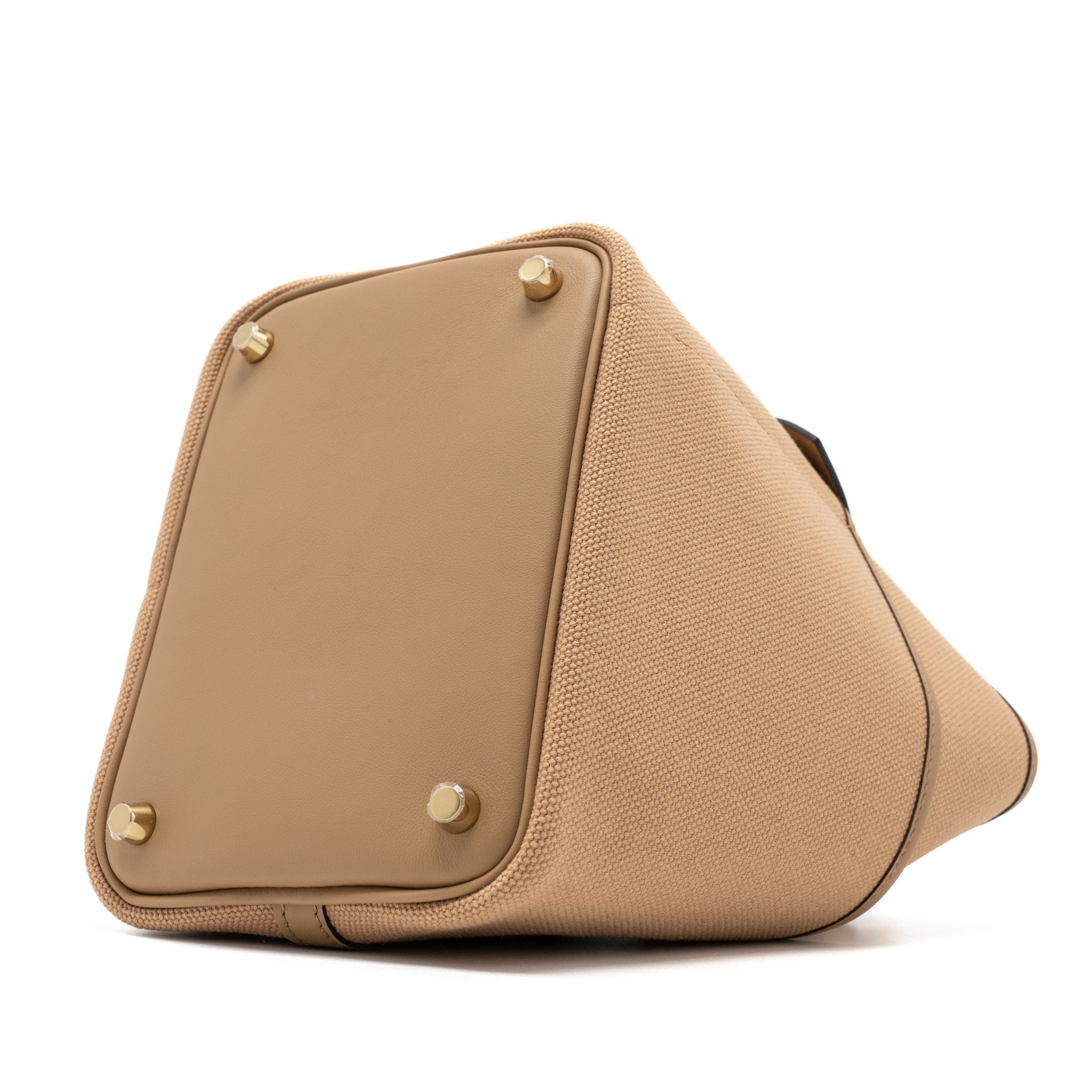 HERMES CARGO PICOTIN 18 POCKET BAG CANVAS/SWIFT CHAI GHW