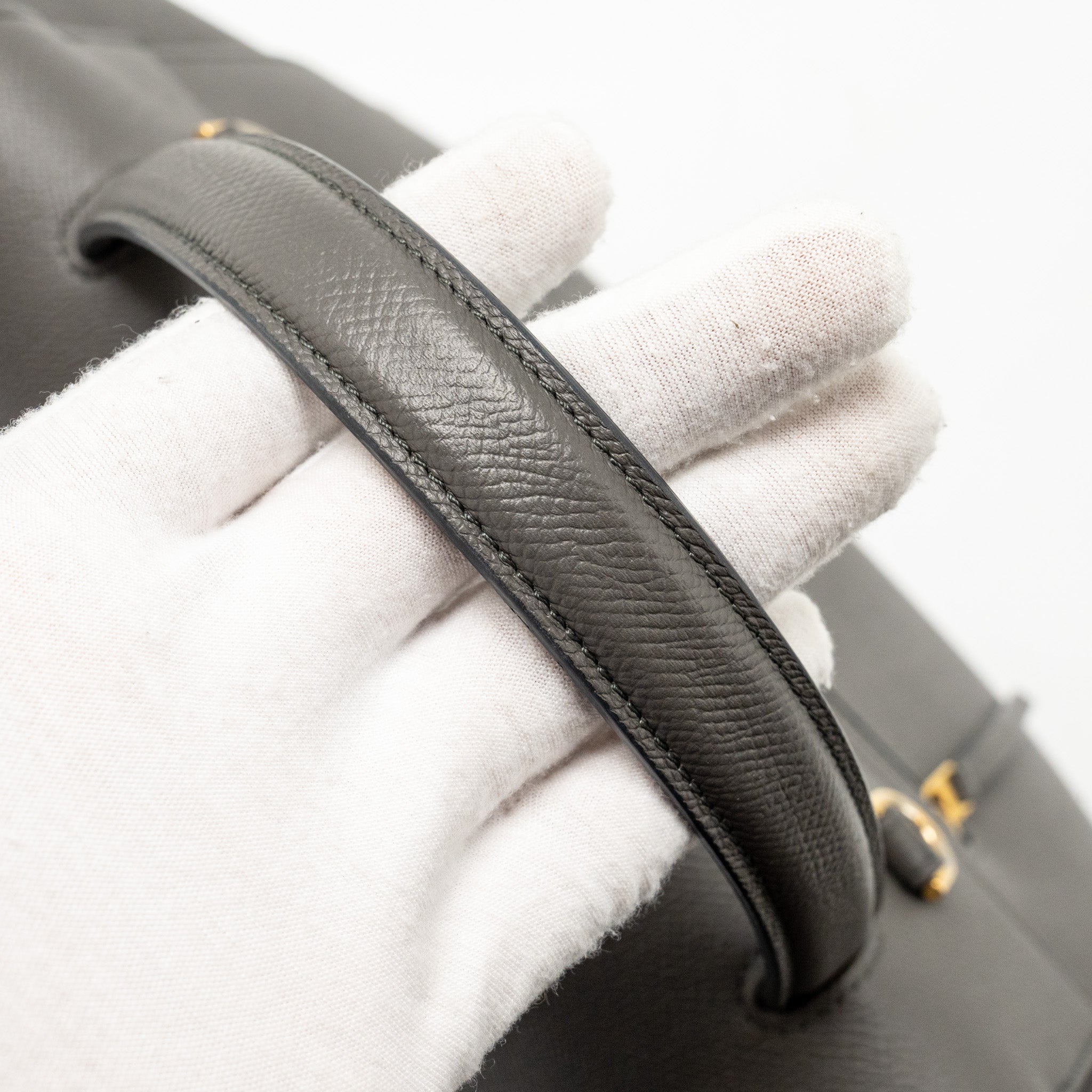 CELINE MINI BELT BAG CALFSKIN GREY GHW