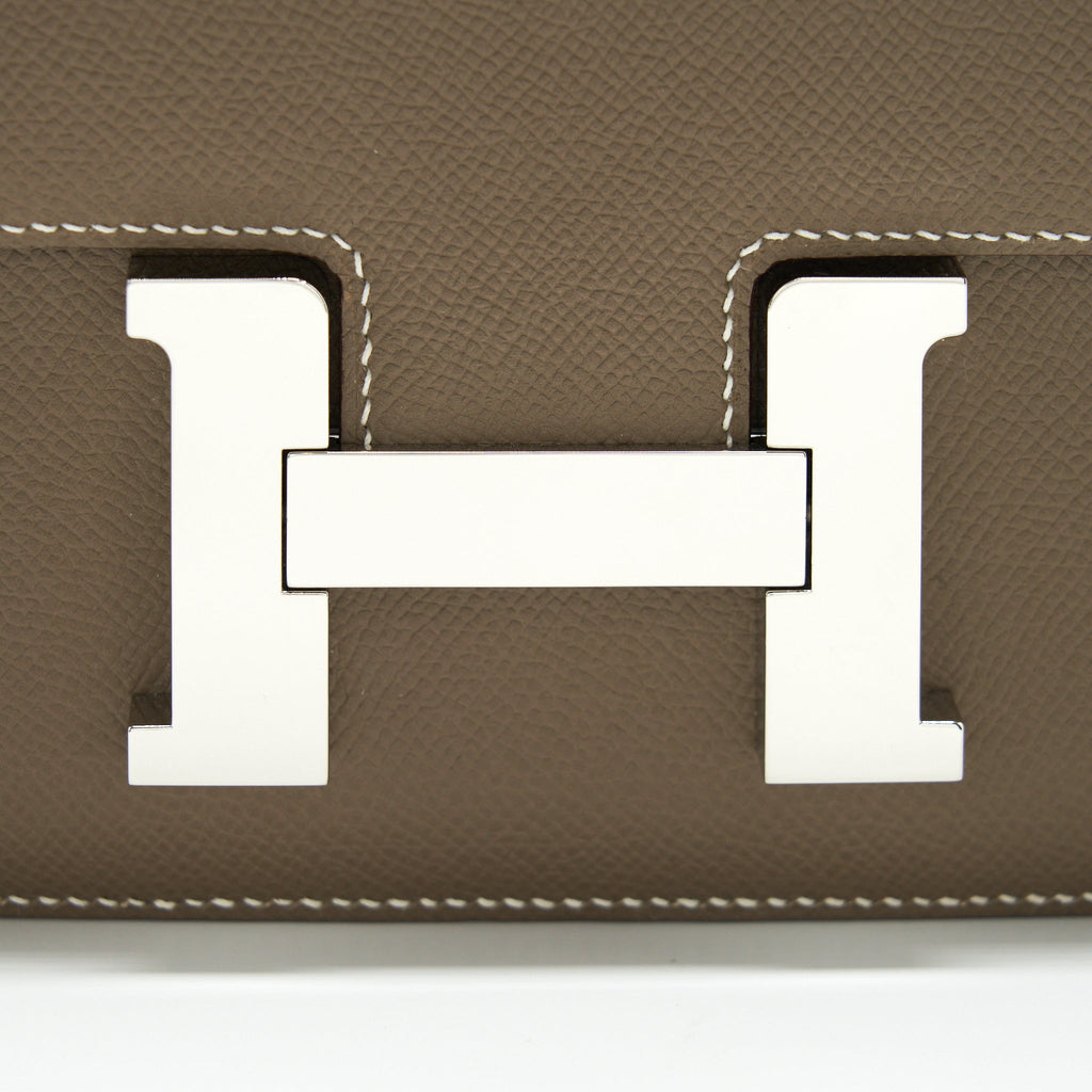Hermes Constance 24 Epsom Etoupe SHW