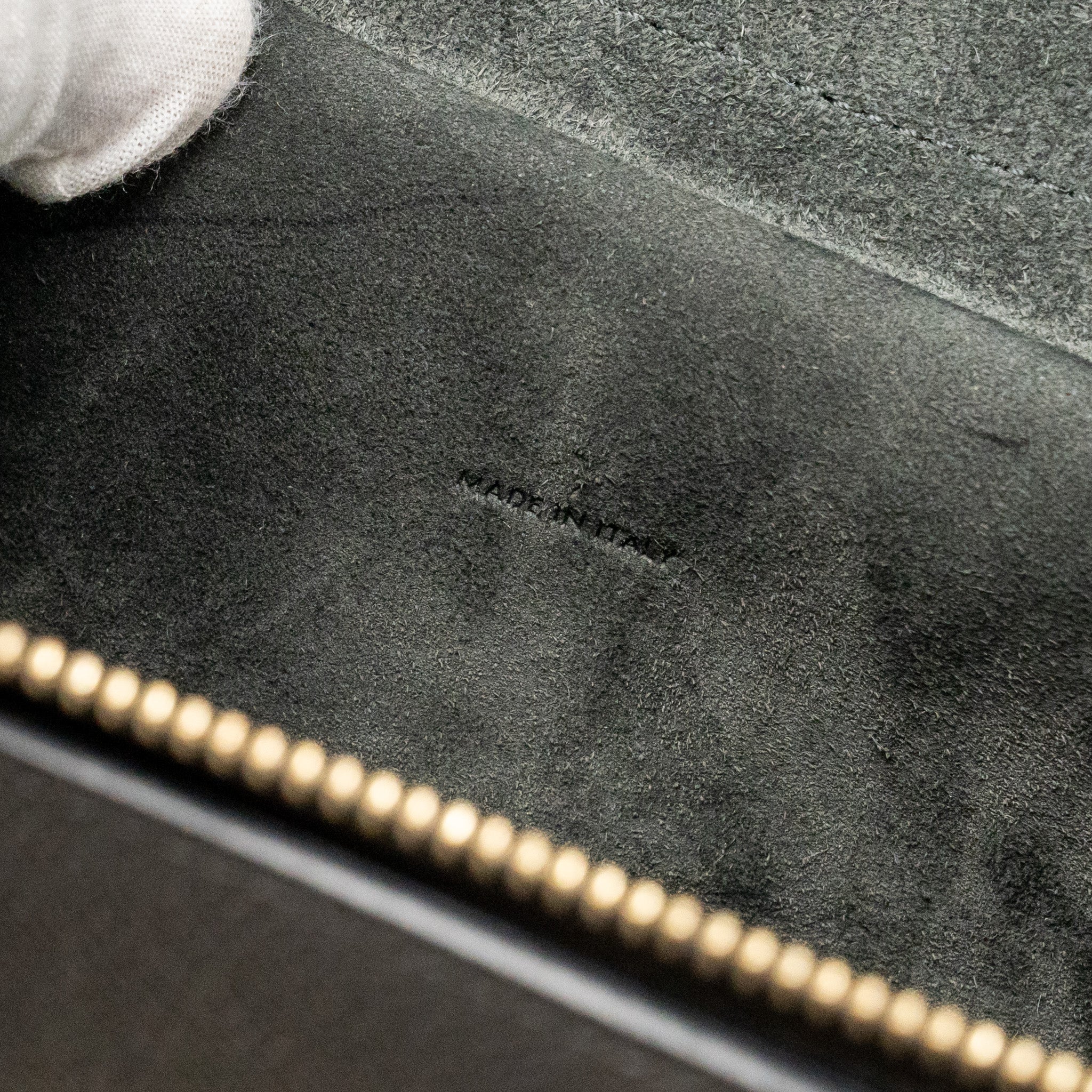 CELINE MINI BELT BAG CALFSKIN GREY GHW