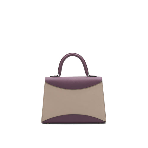 MOYNAT GABRIELLE PM IN PURPLE AND BEIGE SHW