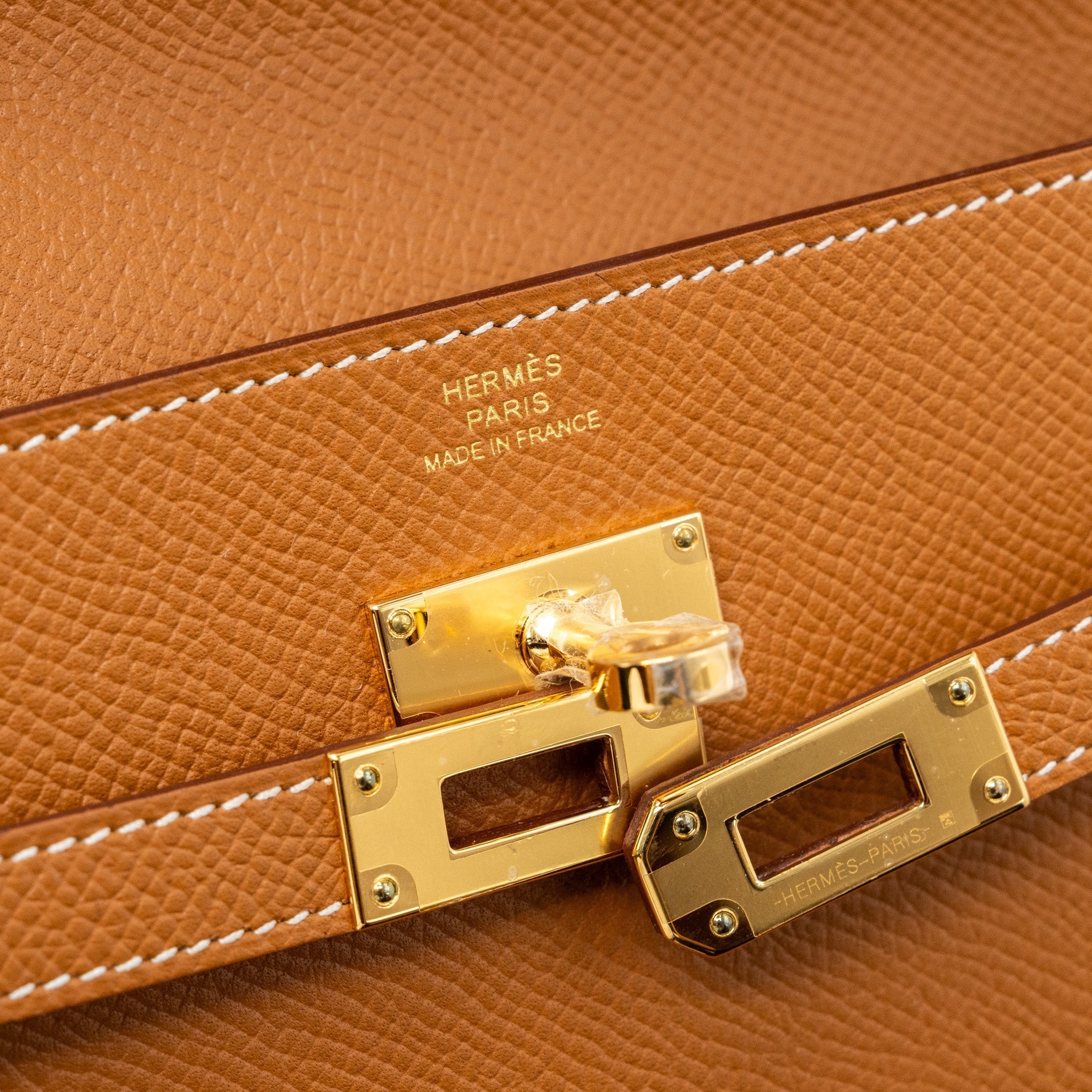 HERMES KELLY LONG WALLET EPSOM GOLD GHW