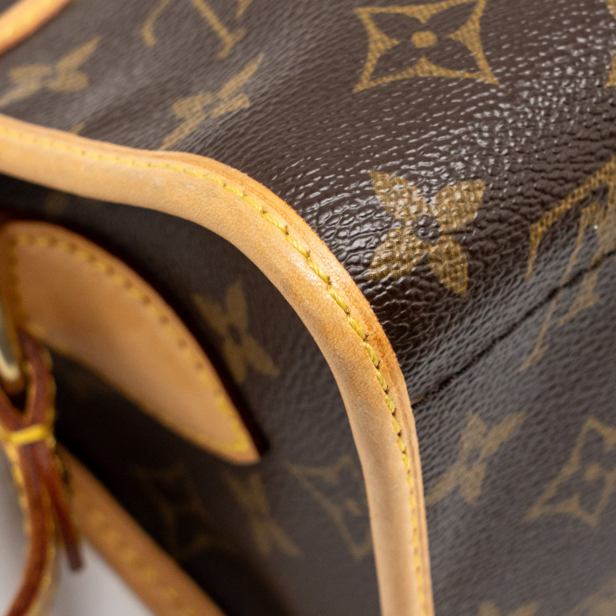 LOUIS VUITTON POPINCOURT LONG SHOULDER BAG MONOGRAM CANVAS GHW