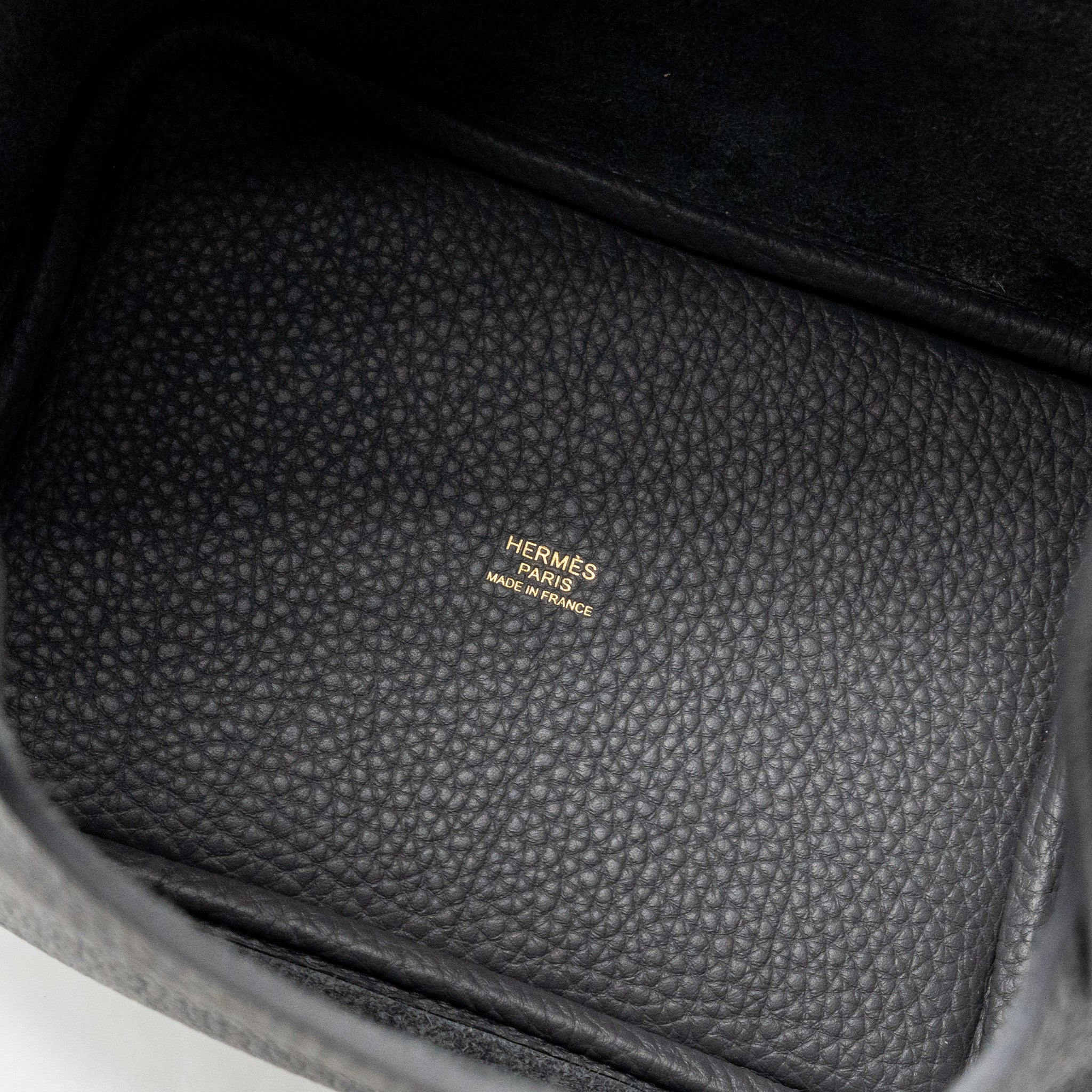 HERMES PICOTIN 18 LOCK BAG CLEMENCE ARDOISE LGHW