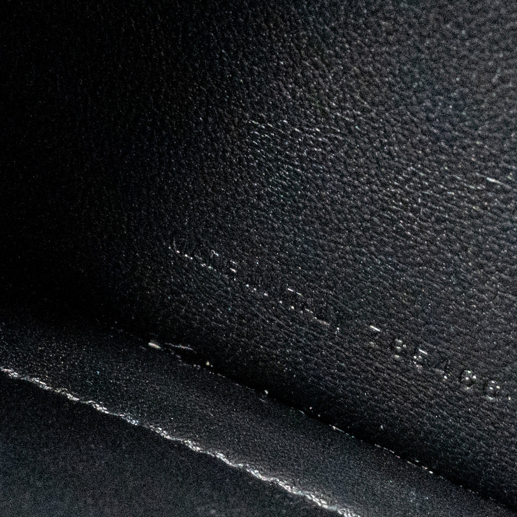 BALENCIAGA MEDIUM CRUSH SHOULDER BAG CALFSKIN LEATHER BLACK SHW