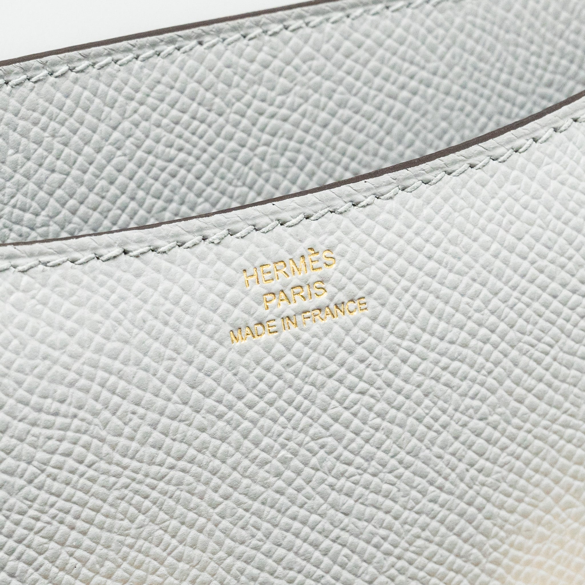 HERMES MINI CONSTANCE EPSOM 8U BLEU GLACIER GHW